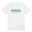 Women's Felicity Crew Letter Print T-Shirts Graphic Short Sleeve Summner Tops