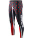 Red Star, White&Red Line Compression Tights