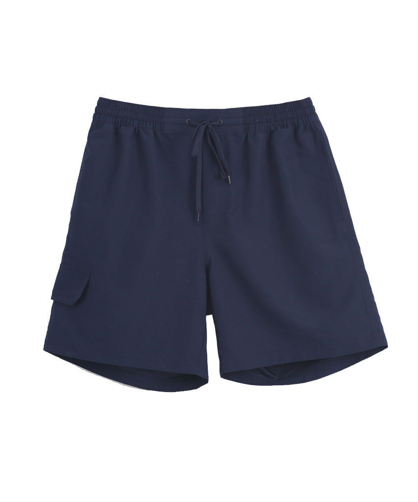 navy 100% polyester short pants