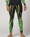 green&yellow compression tights