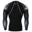 Fixgear Wolf Design Long Sleeve T shirt Compression