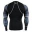 Fixgear Charcoal Compression T Shirt Long Sleeve