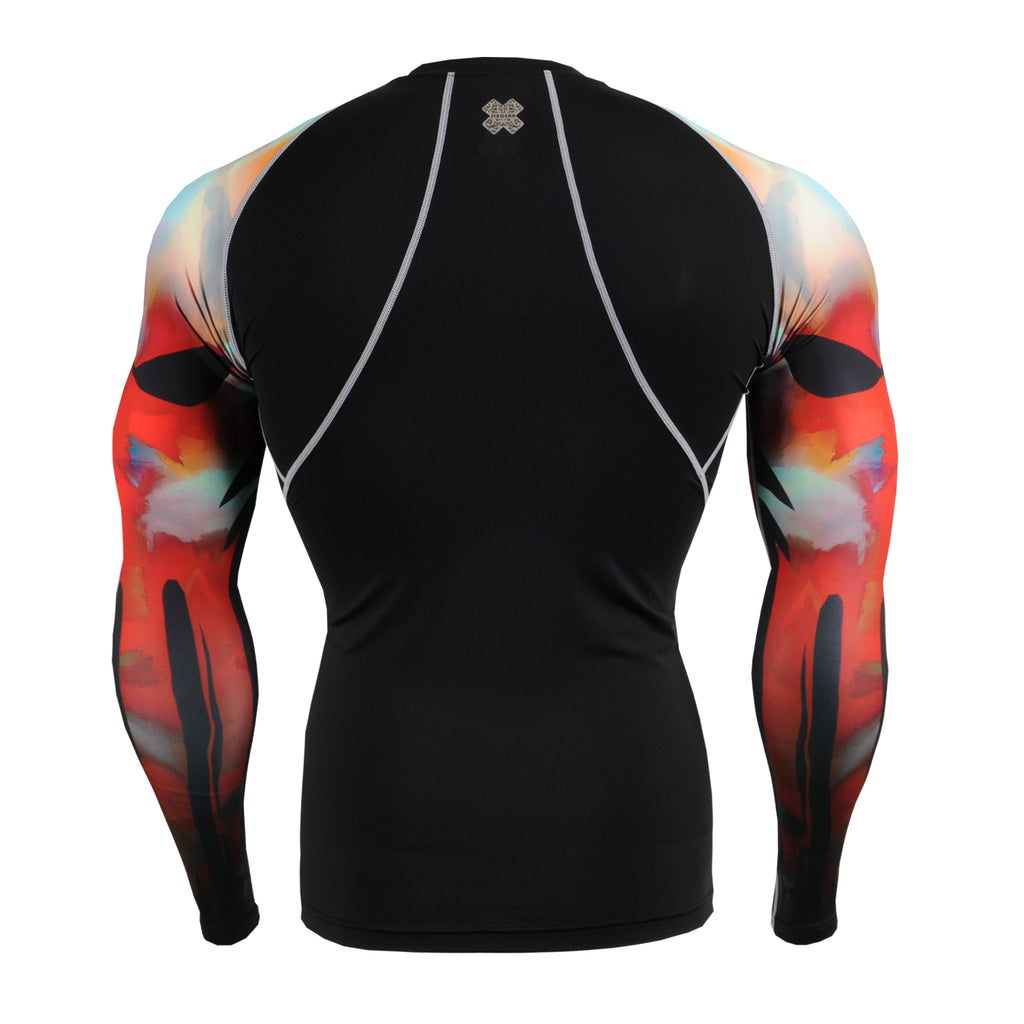 Fixgear Red Compression Top Long Sleeve