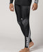 Black powerlifting compression tight pants dot&line design