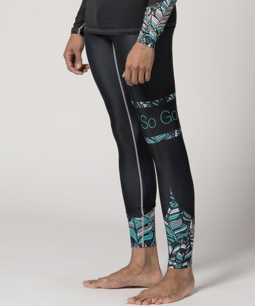 SURF summer compression leggings