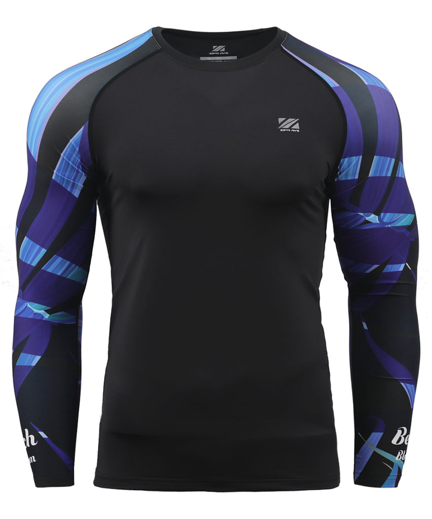 UV Sun Protection Athletic Swim Shirt Rash Guard│Men's top – ZIPRAVS