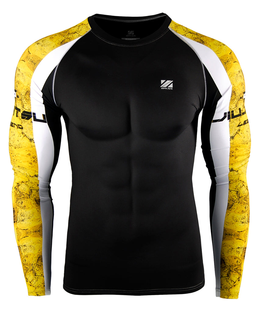 Yellow Athletic Compression Tee