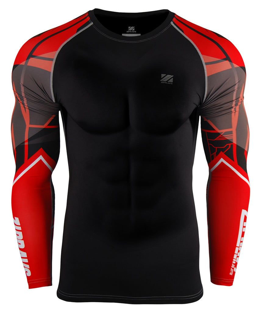 Red Compression Gear Long Sleeve