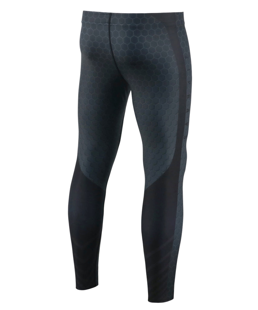 black gymwear compression leggings