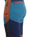 detail view / blue lightweight trekking trousers long pants