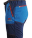 Detail view / Blue hiking outdoor mountain pants