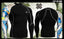 Compression black tight longsleeve top