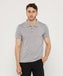 grey recycled polyester polo shirt