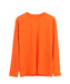 orange loosefit long sleeve rashguard
