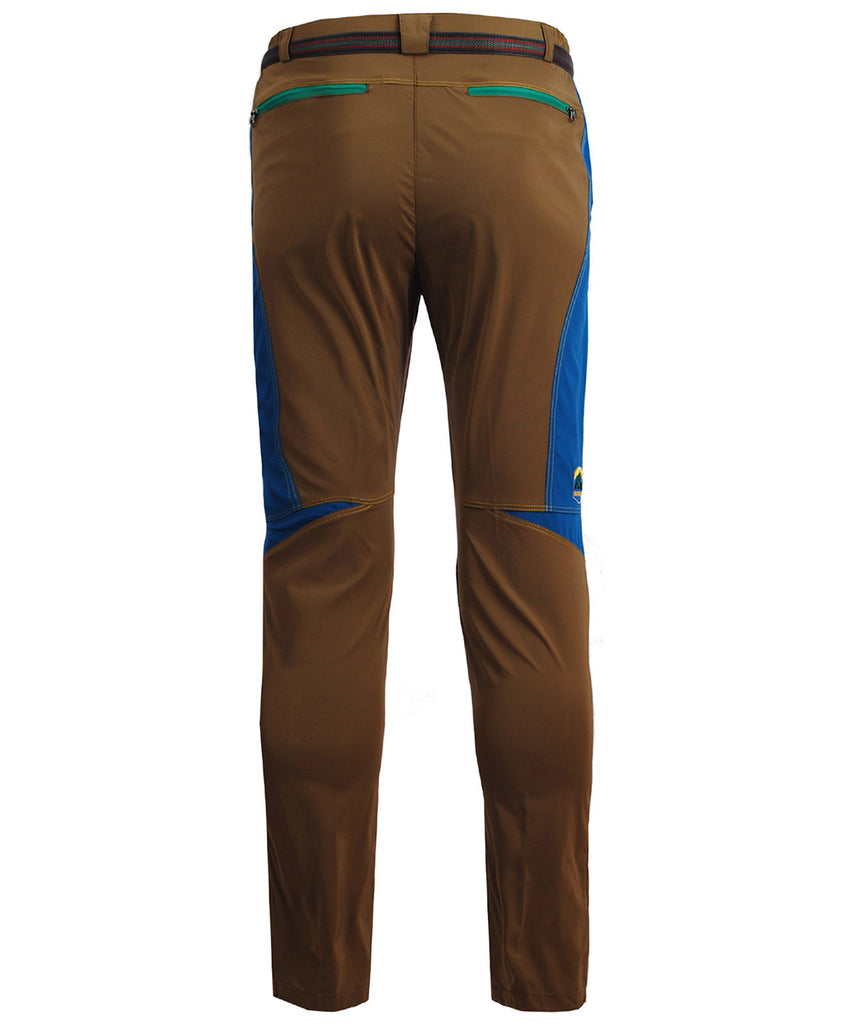 brown mens hiking lightweight trekking pants