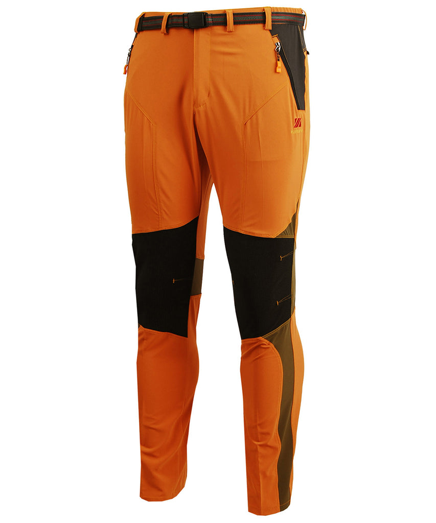 orange lightweight hiking long pants